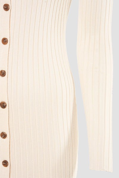 Robes manches longues Beige - MILLENIUM