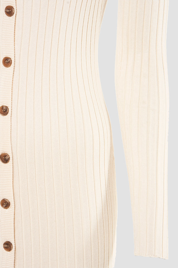 Robes manches longues Beige - MILLENIUM