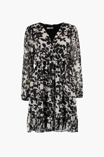 Robe &agrave; manches longues - blanc
