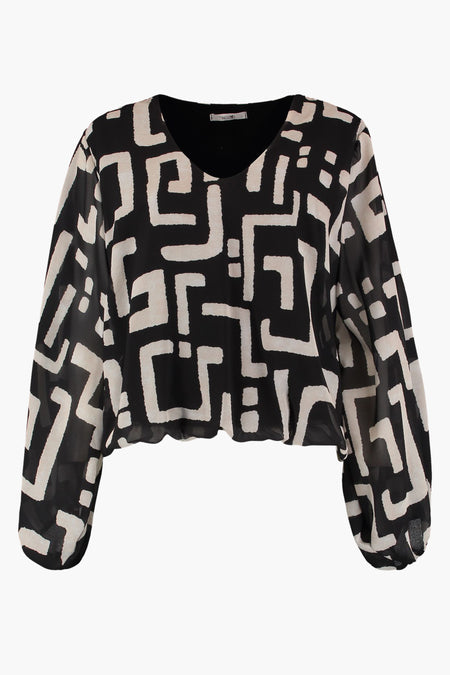 Blouse - noir
