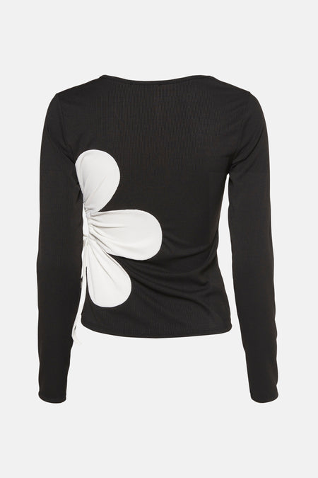 T-shirt à manches longues - noir
