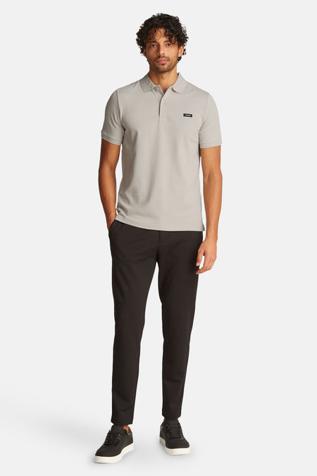 Polo à manches courtes - Beige