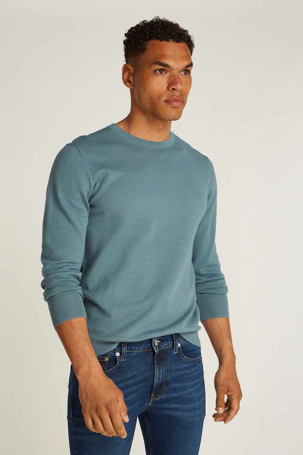 Sweat col O Bleu - Calvin Klein