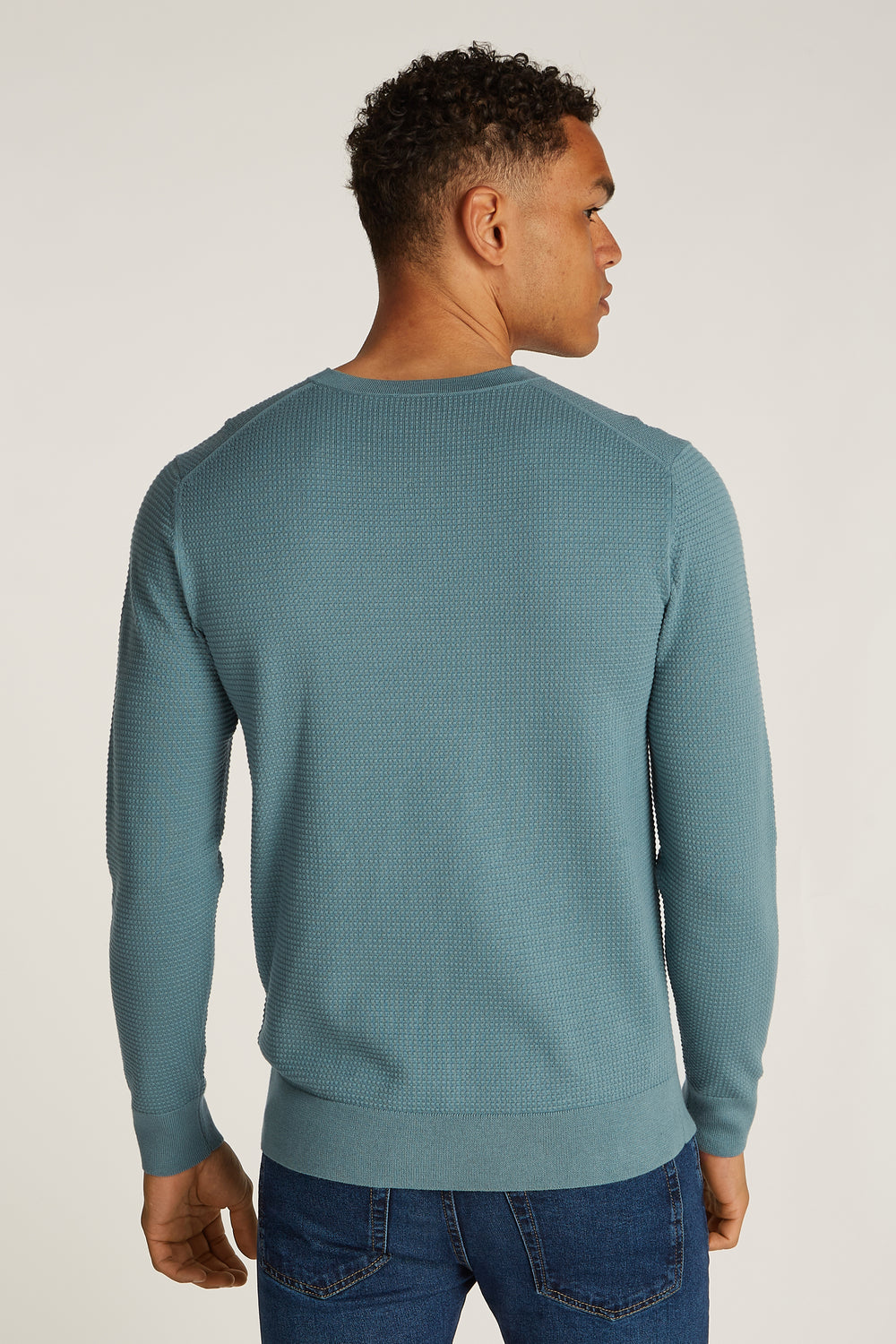 Sweat col O Bleu - Calvin Klein