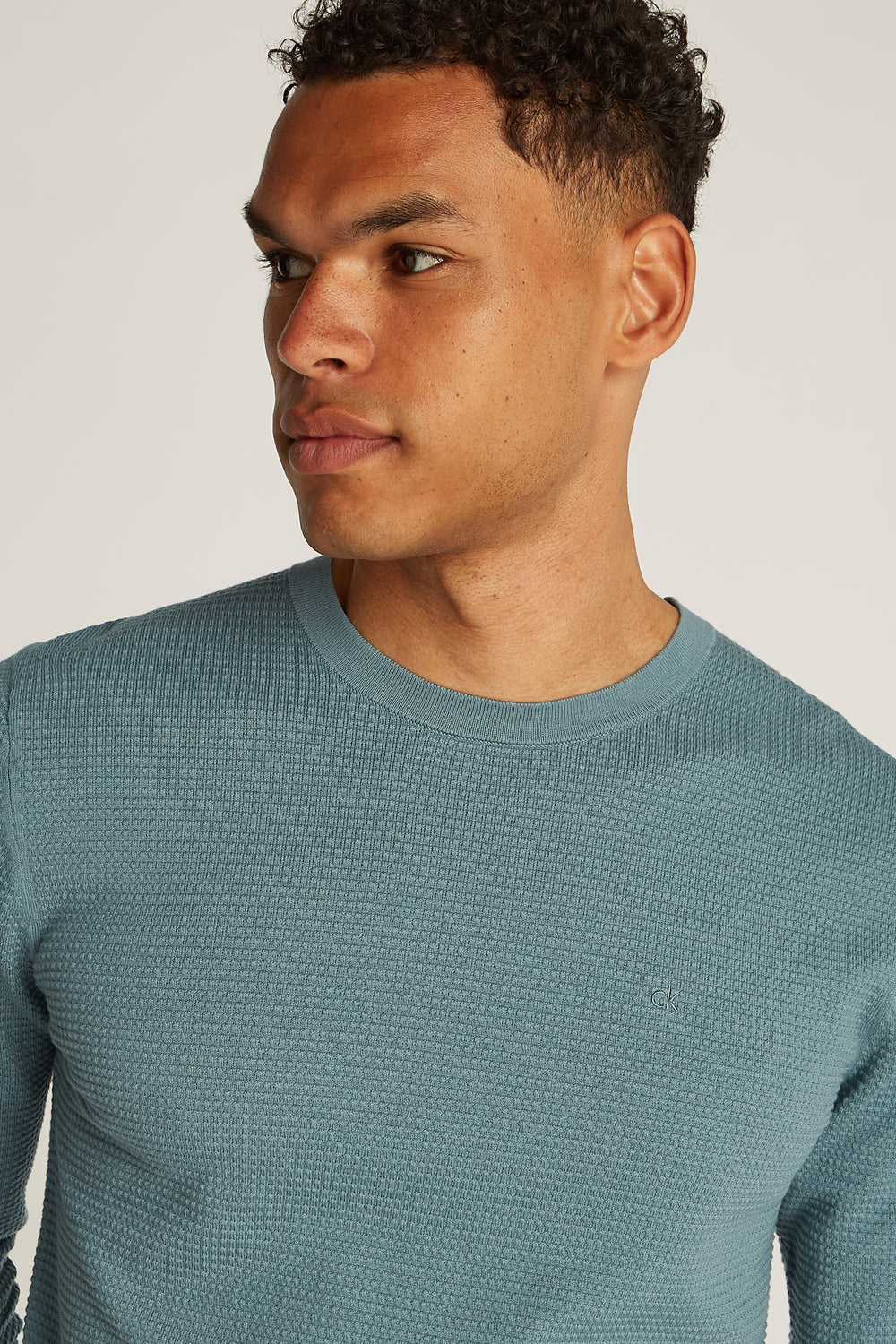 Sweat col O Bleu - Calvin Klein