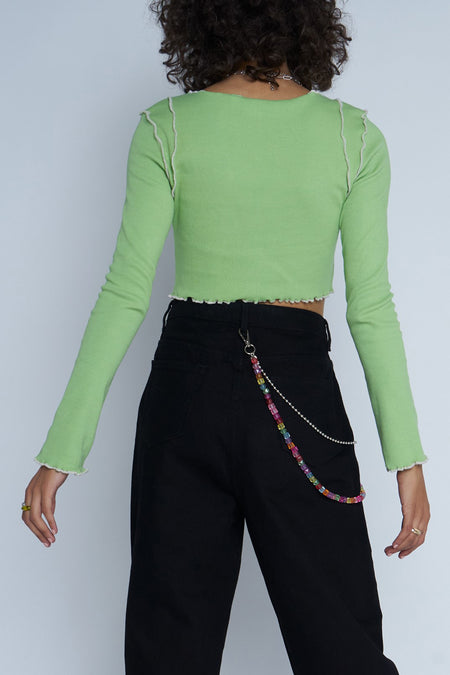 Jean &agrave; coupe droite - noir