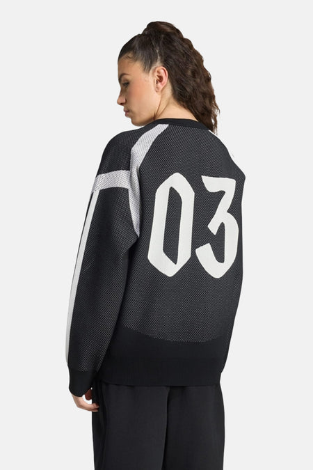Pull col O - noir