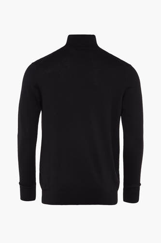 Pull col roulé noir - LYLE & SCOTT