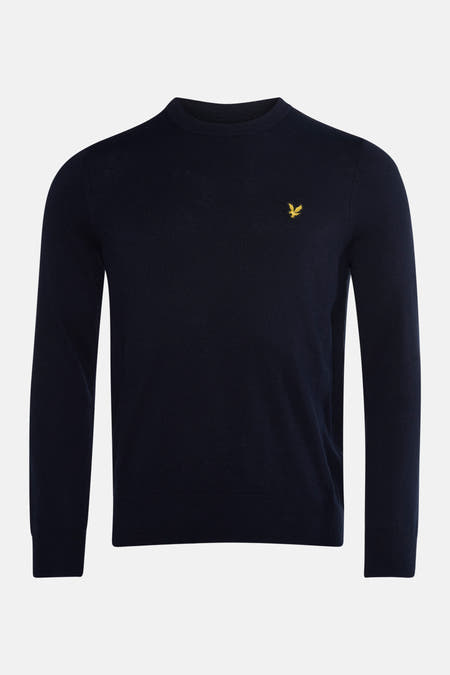 Pull col O bleu - LYLE & SCOTT