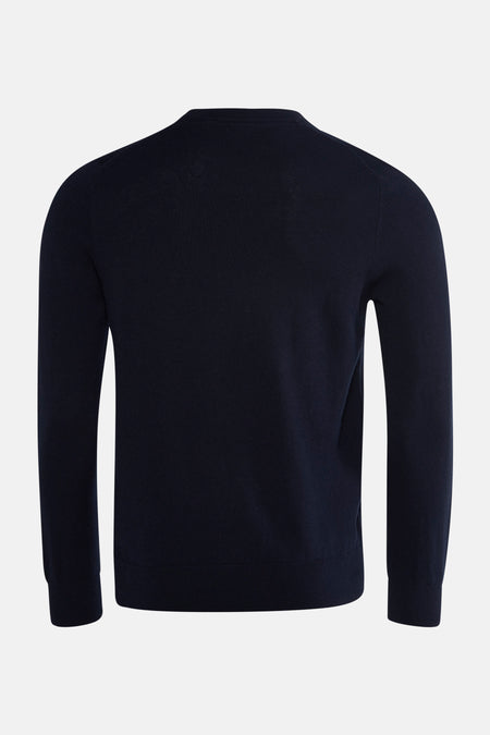 Pull col O bleu - LYLE & SCOTT