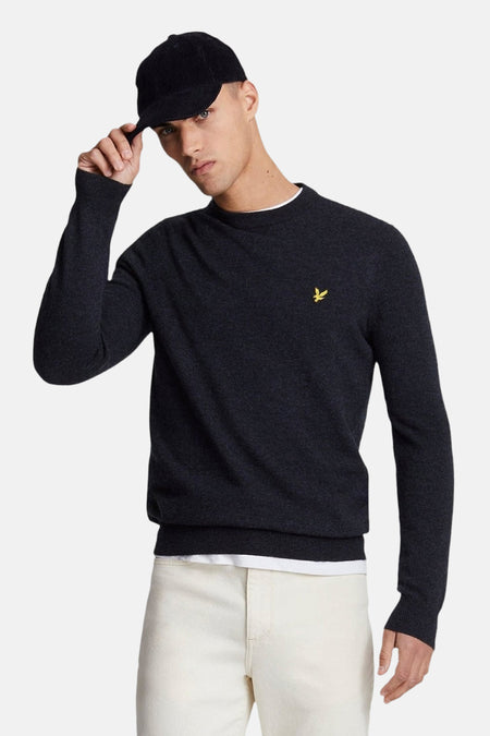 Pull col O - bleu
