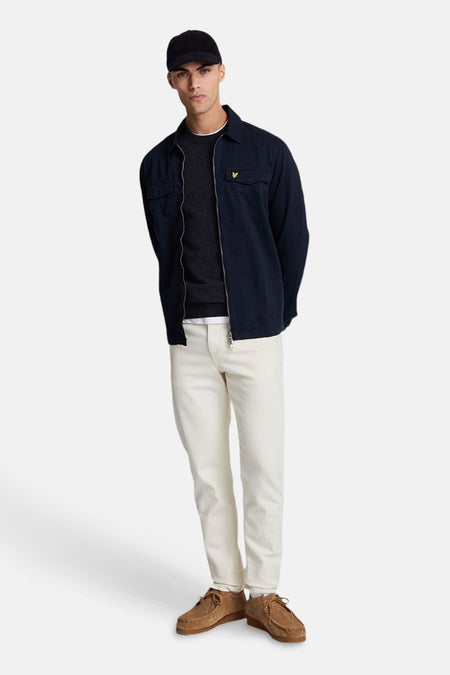 Pull col O - bleu