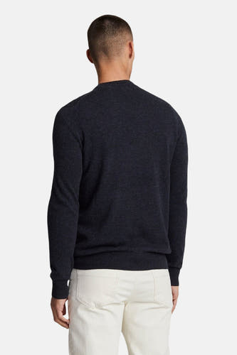 Pull col O - bleu