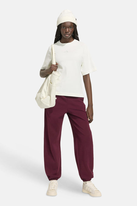 Top uni manche courte Écru - ADIDAS