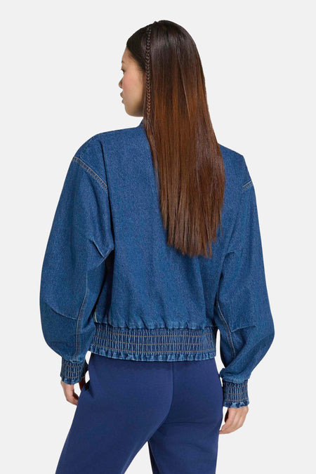 Veste courte - mid blue denim