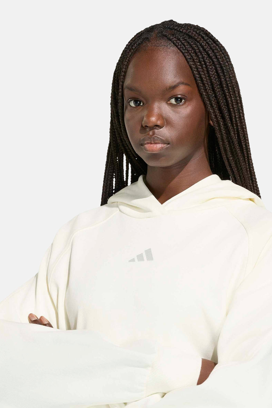 Sweat à capuche - écru