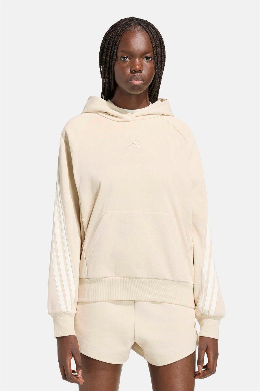 Sweat à capuche - beige