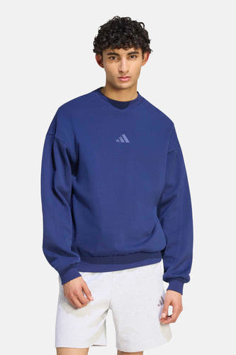 Sweat col O - bleu