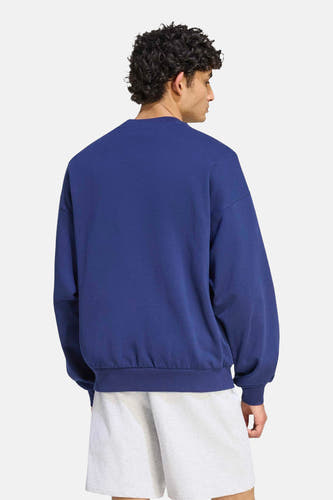 Sweat col O - bleu