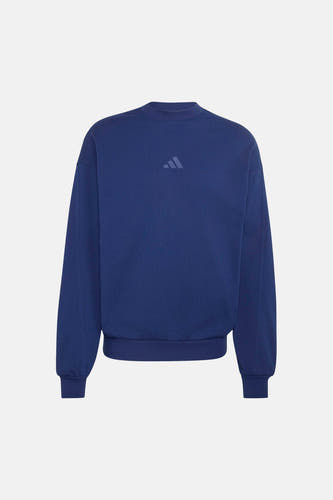 Sweat col O - bleu
