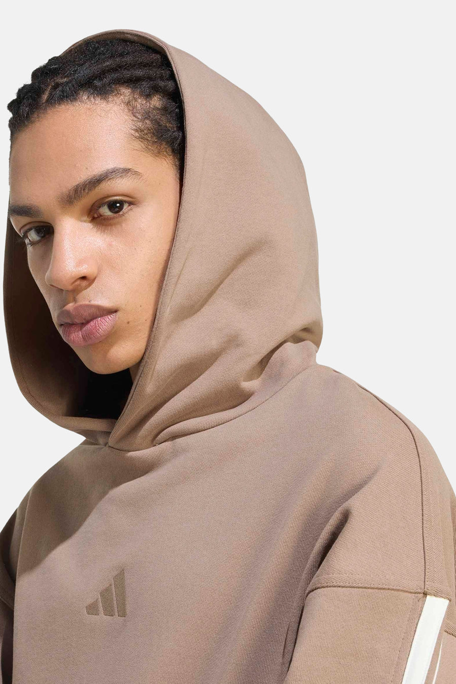 Sweat à capuche - brun