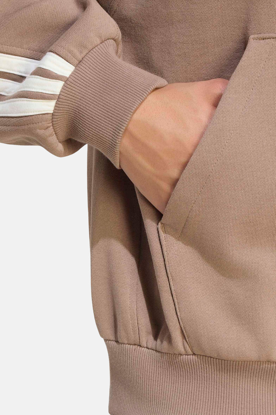 Sweat à capuche - brun