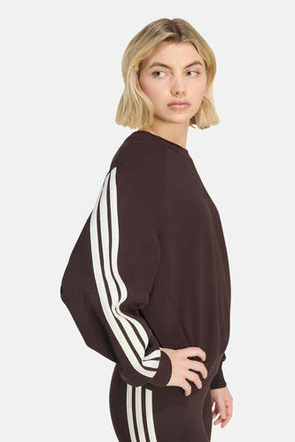 Sweat col O - brun