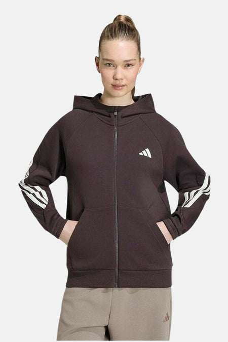 Sweat à capuche - brun