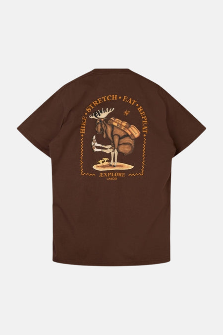 T-shirt à manches courtes - brun