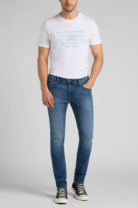 Jeans tapered Mid blue denim - Lee®