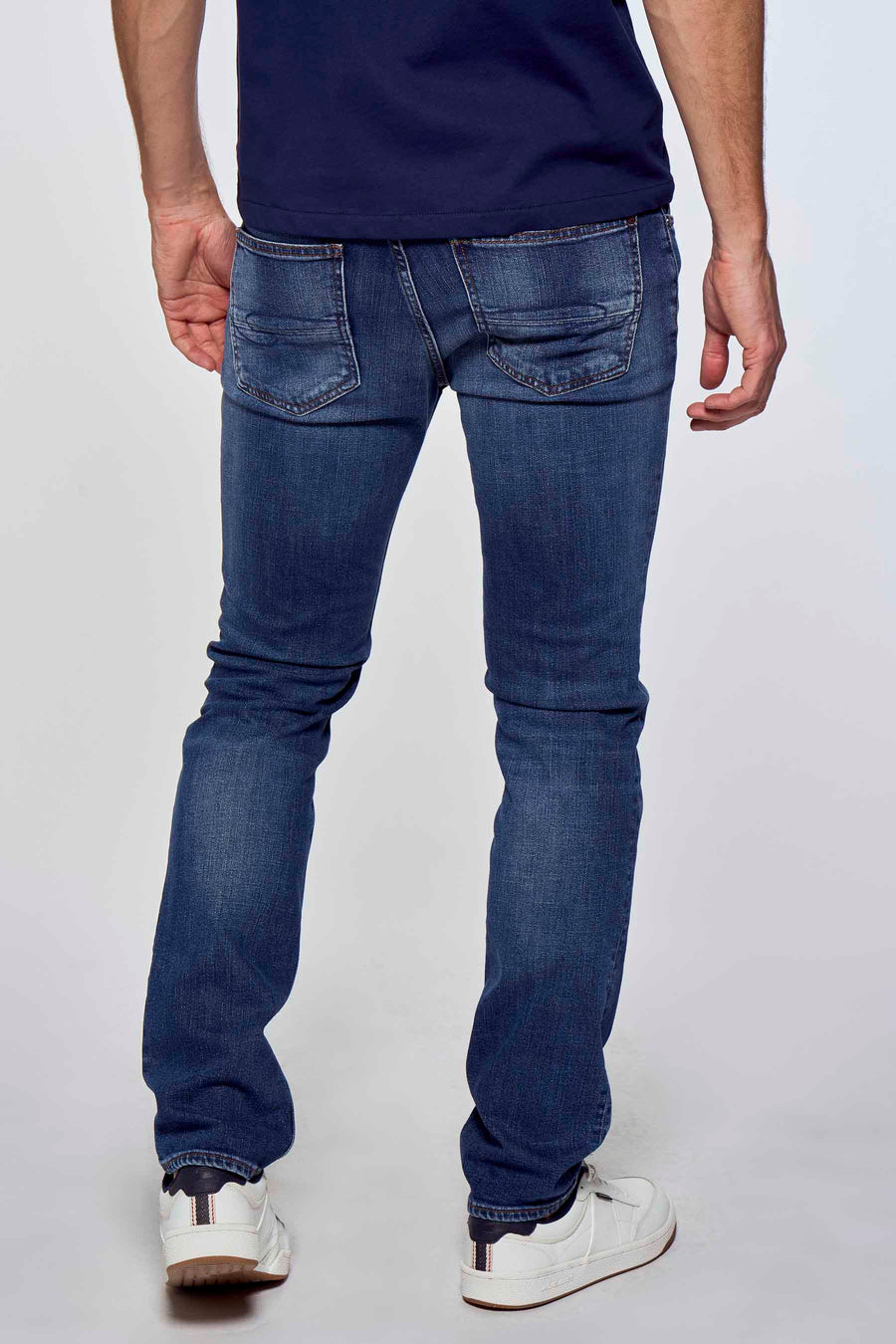 Jean slim - denim bleu moyen