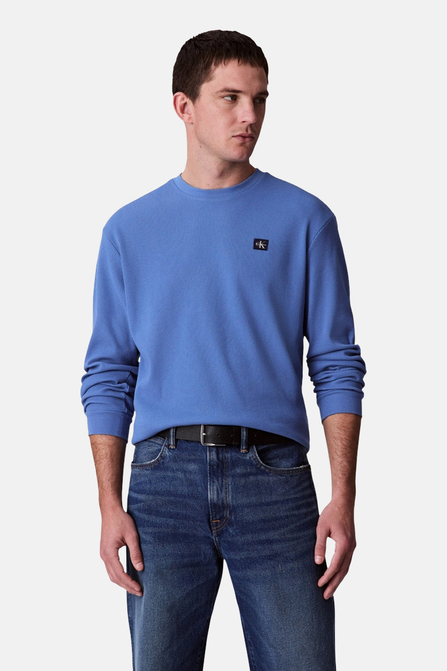 T-shirt à manches longues - bleu - Calvin Klein