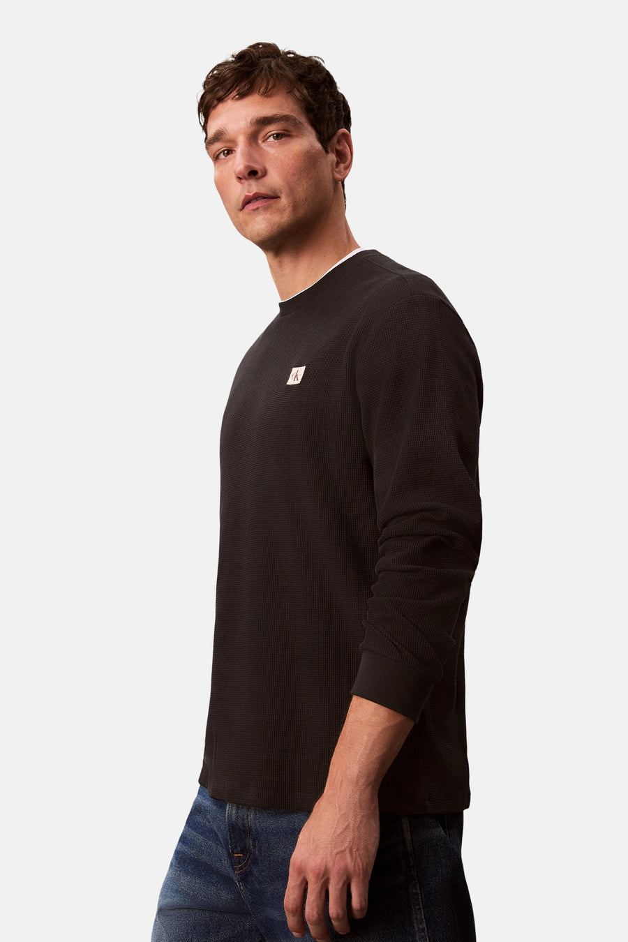 T-shirt à manches longues - noir - Calvin Klein