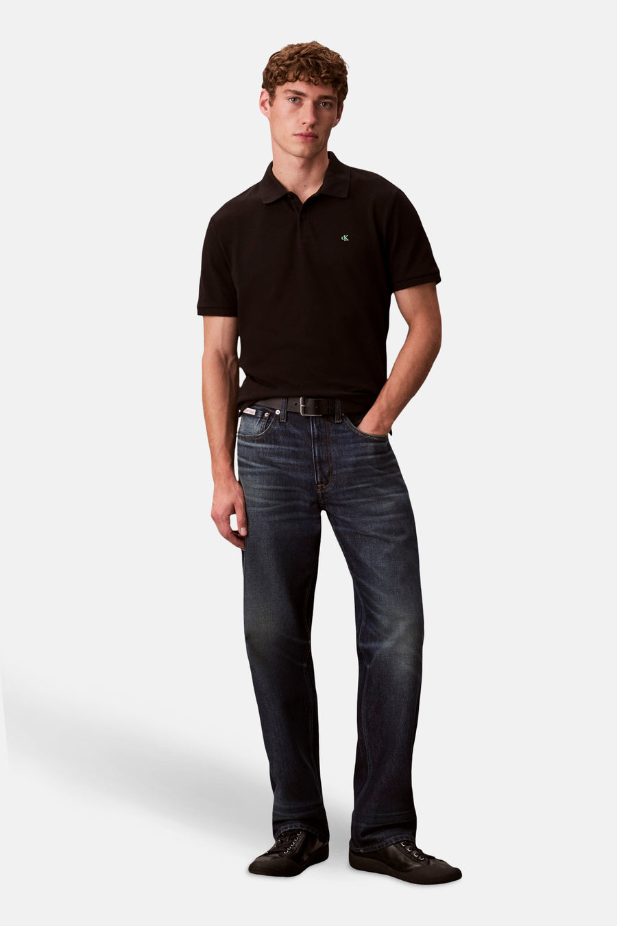 Polo à manches courtes - noir - Calvin Klein