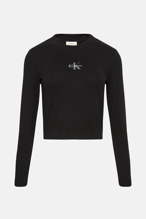 T-shirt à manches longues - noir