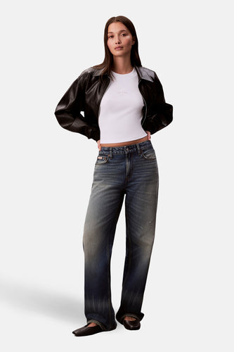 Top uni manche longue blanc - Calvin Klein