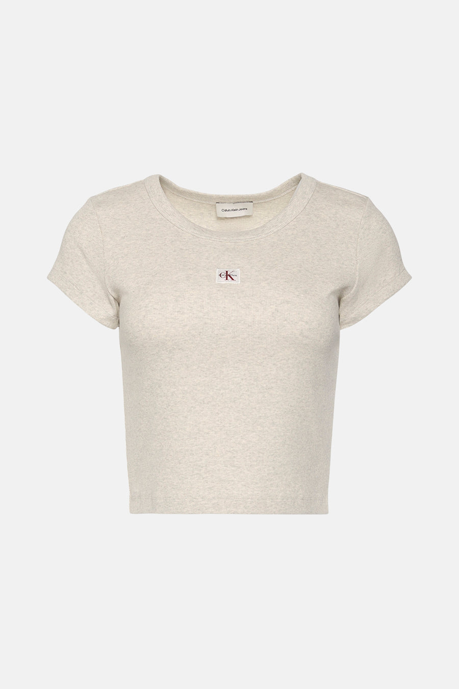 T-shirt à manches courtes - beige - Calvin Klein
