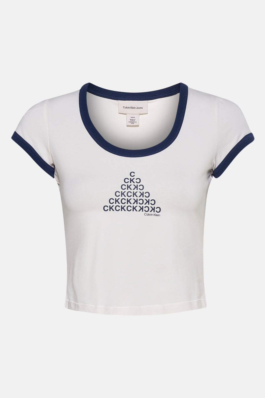 T-shirt à manches courtes - blanc - Calvin Klein