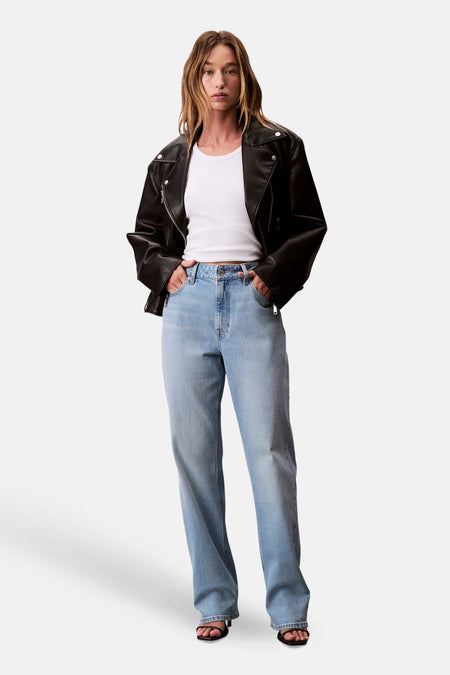 Jeans straight Light blue denim - Calvin Klein