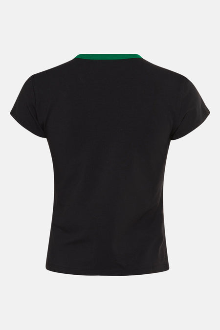 Top uni manche courte Noir - Calvin Klein