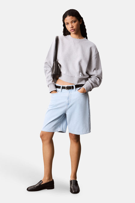 Sweat col O gris - Calvin Klein