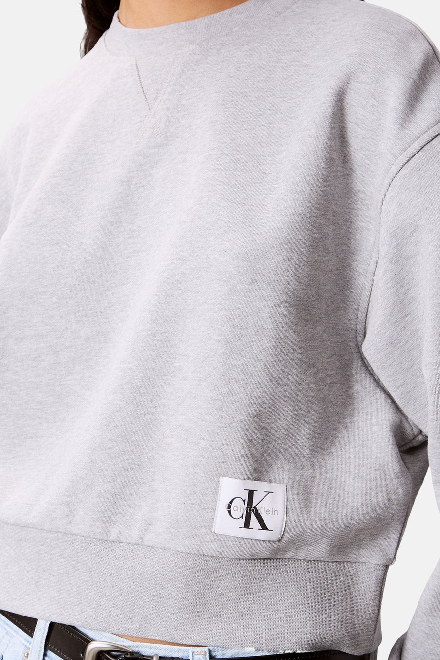 Sweat col O gris - Calvin Klein - Calvin Klein