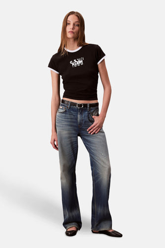 Top uni manche courte noir - Calvin Klein