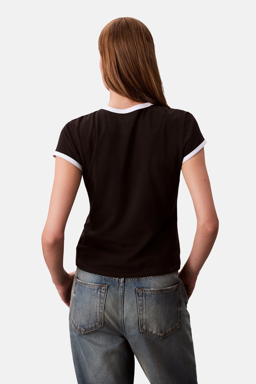 Top uni manche courte noir - Calvin Klein - Calvin Klein