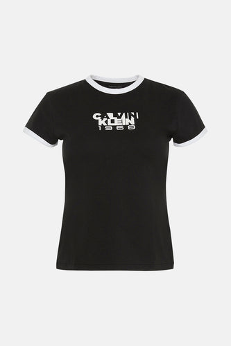 Top uni manche courte noir - Calvin Klein - Calvin Klein