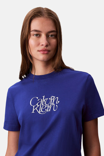 T-shirt à manches courtes - bleu - Calvin Klein