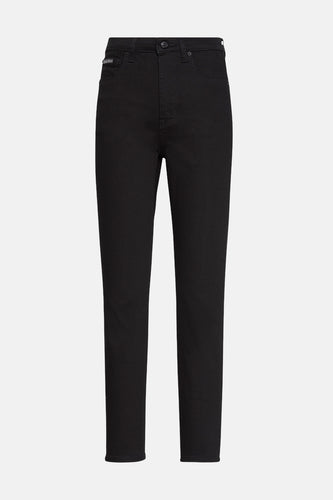 HIGH RISE SKINNY - black denim - Calvin Klein