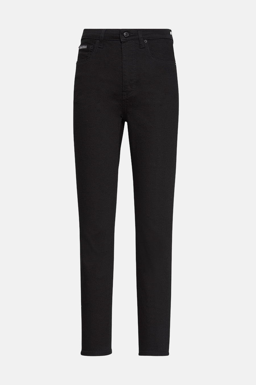 HIGH RISE SKINNY - black denim - Calvin Klein
