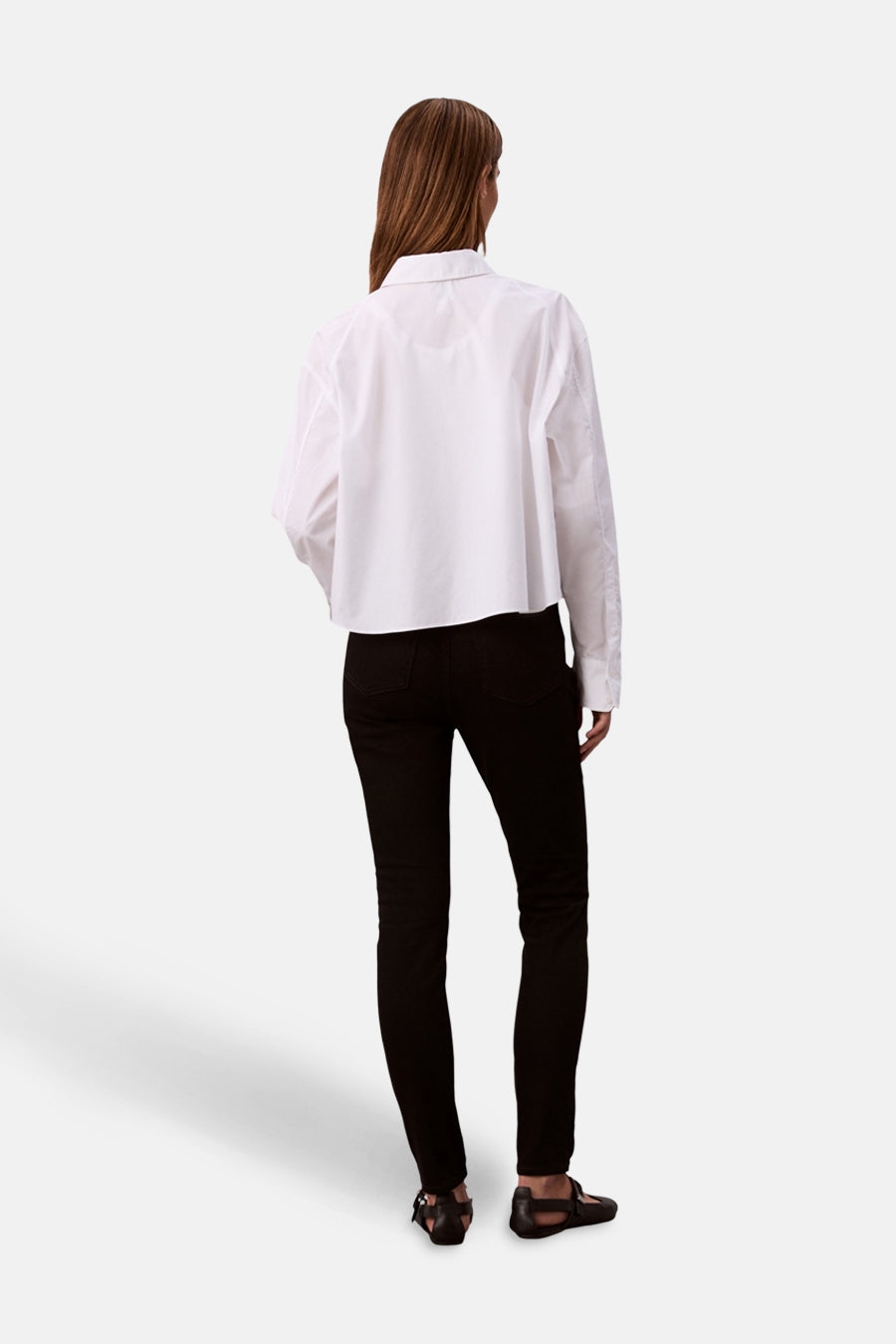 HIGH RISE SKINNY - black denim - Calvin Klein