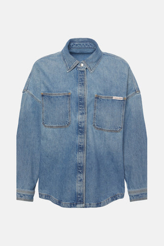 Chemise en jean mid blue denim - Calvin Klein - Calvin Klein - 7